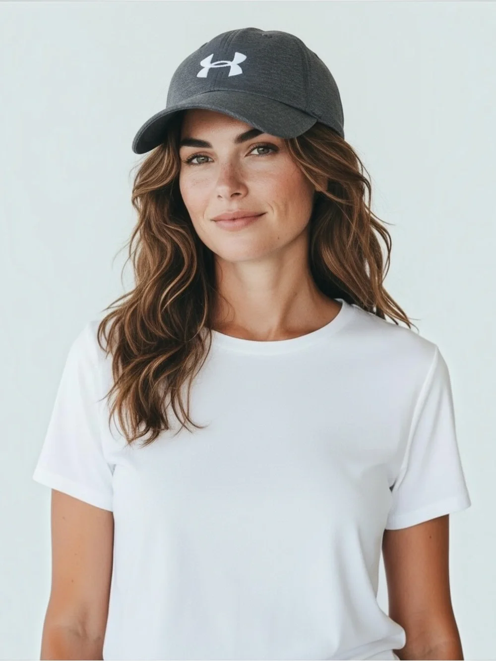 UNDER ARMOUR WOMEN’S HEATHER GRAY PLAY UP HAT